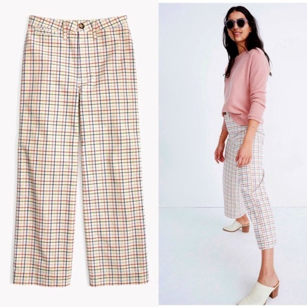 Madewell - Emmett Wide-Leg Crop Pants, SZ 29